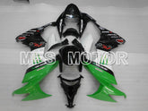 Kawasaki NINJA ZX10R 2008-2010 Injection ABS Fairing - Monster - Black Green White - MFS4064
